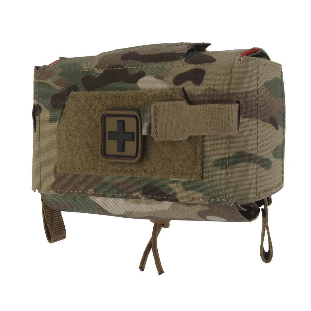 Tactical MD2 Compact Medical Pouch V3 IFAK MOLLE First Aid Trauma Kit for Hunting Camping Patrol Motorcycle Survival