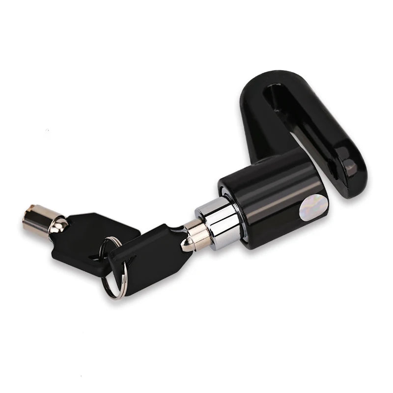 Motorcycle Lock Security Anti-Theft Bicycle Motorcycle Disc Brake Lock Riding Equipment Accessories – 5mm Lock Rod – Metal ABS – 0.115kg – With or Without Rope – Blue Black Red