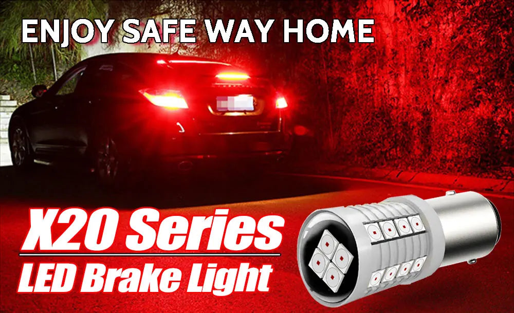 LED Turn Signal Bulbs – 1156 BA15S T20 7440 CANBUS Amber Yellow