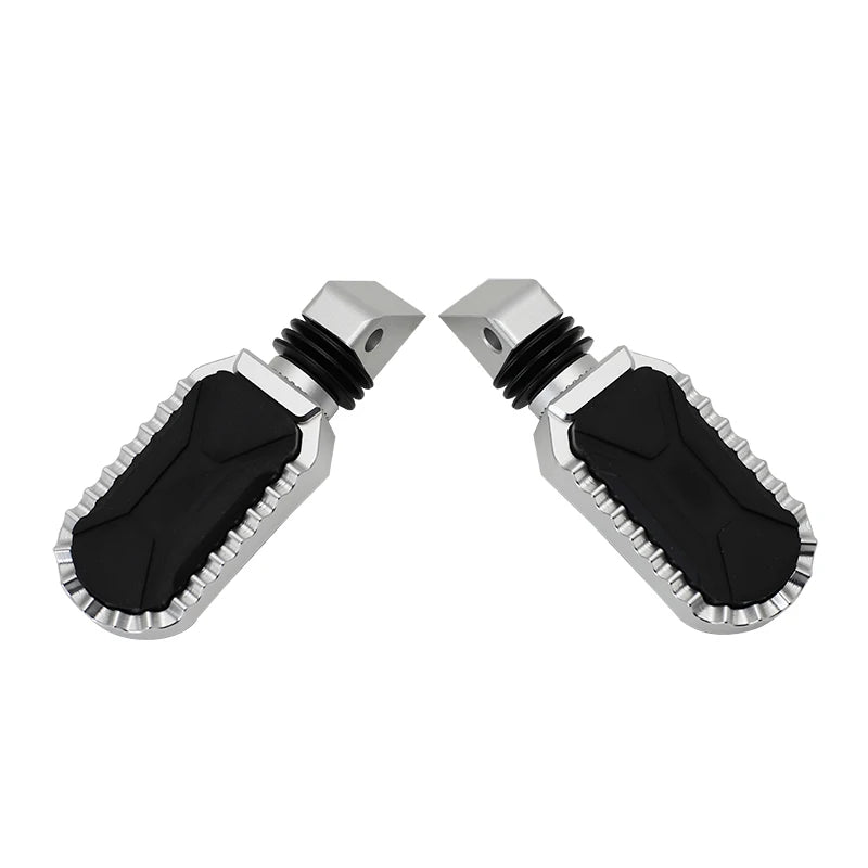 BMW F750GS F850GS F850GS Adventure 2018–2023 Adjustable Front & Rear Foot Pegs – Aluminum + Rubber – Silver or Black – Fixed or 360° Adjustable – $77–$97
