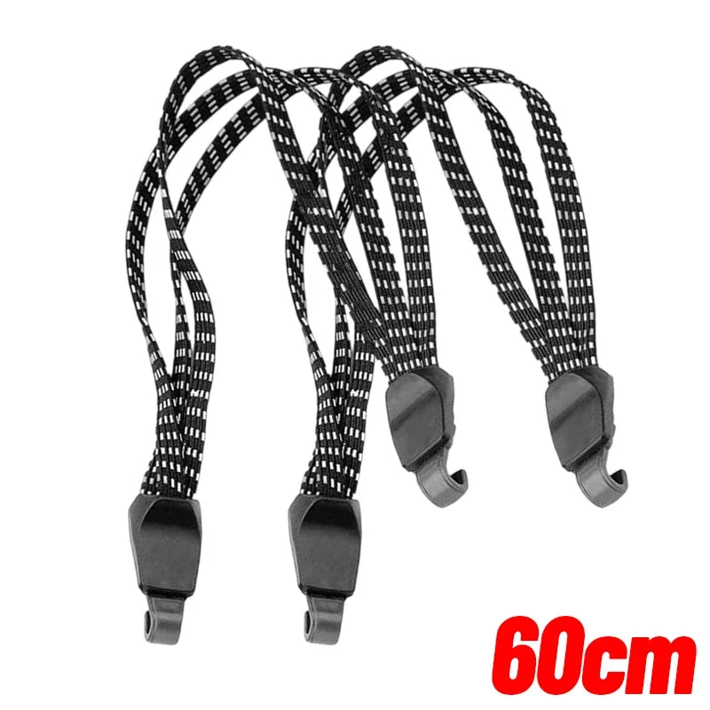 Bungee Straps – 90cm Adjustable Motorcycle Luggage & Helmet Strap