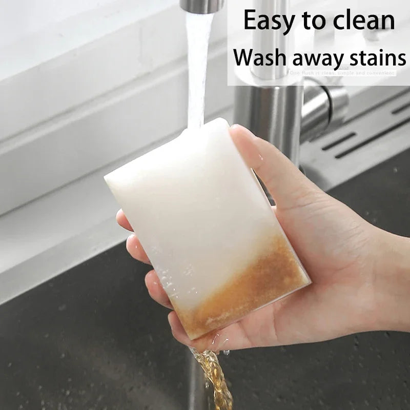 High Density Nano Melamine Magic Eraser Sponge – 5 to 100 Pcs – Motorcycle & Car Cleaning Care Tool – 10×6×2cm / 10×7×3cm – $14