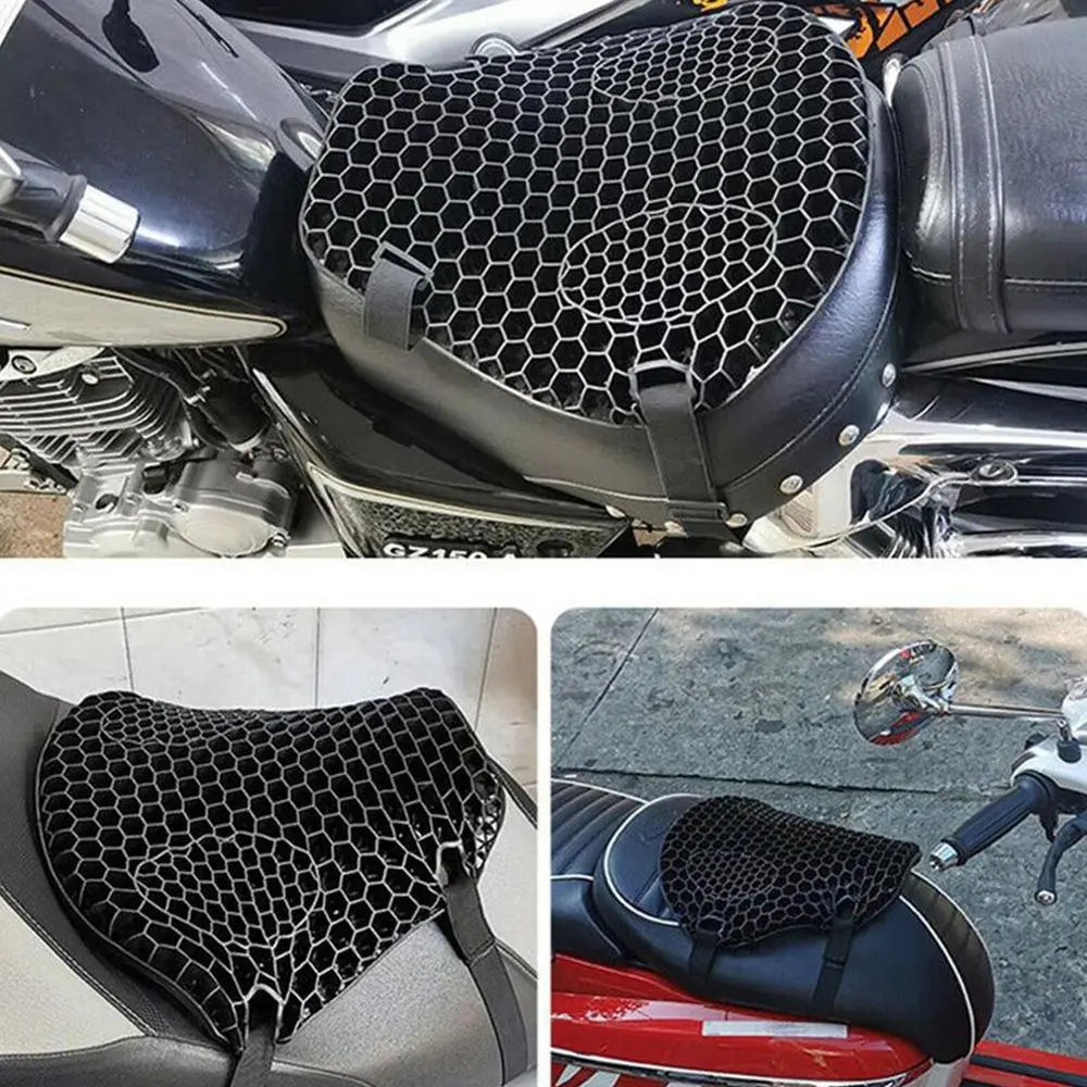 Motorcycle Seat Cushion – Honeycomb Gel Pad Breathable Comfort Pad