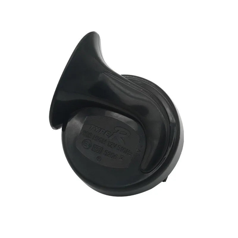 Motorcycle Horn – 12V Universal Snail-Shaped High-Pitched Waterproof Horn