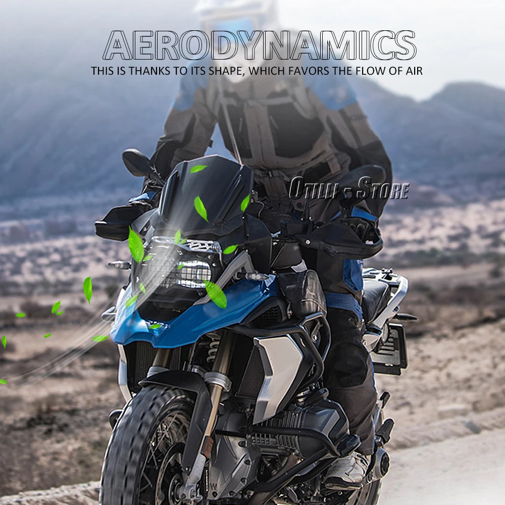 Motorcycle Windshield for BMW R1250GS 2018-2024 ADV LC Rallye Windscreen Deflector Protector Wind Screen – Otilli ABS Plastic 8 Styles R1200GS LC R1250GS Adventure