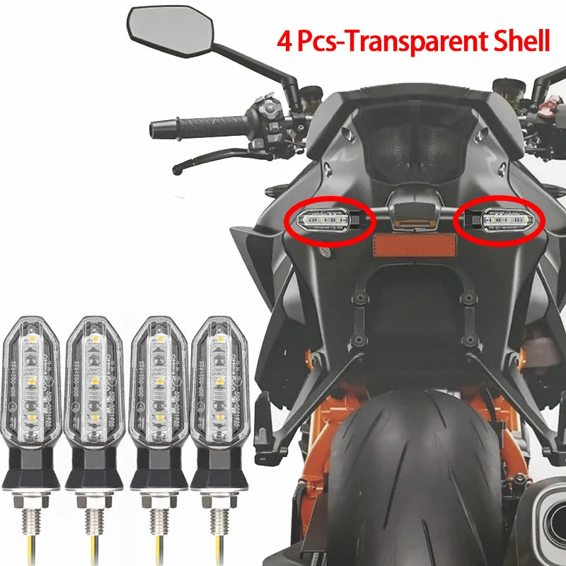 LED Turn Signal Bulbs – 8mm Mini Flashing Motorcycle Indicator Lights
