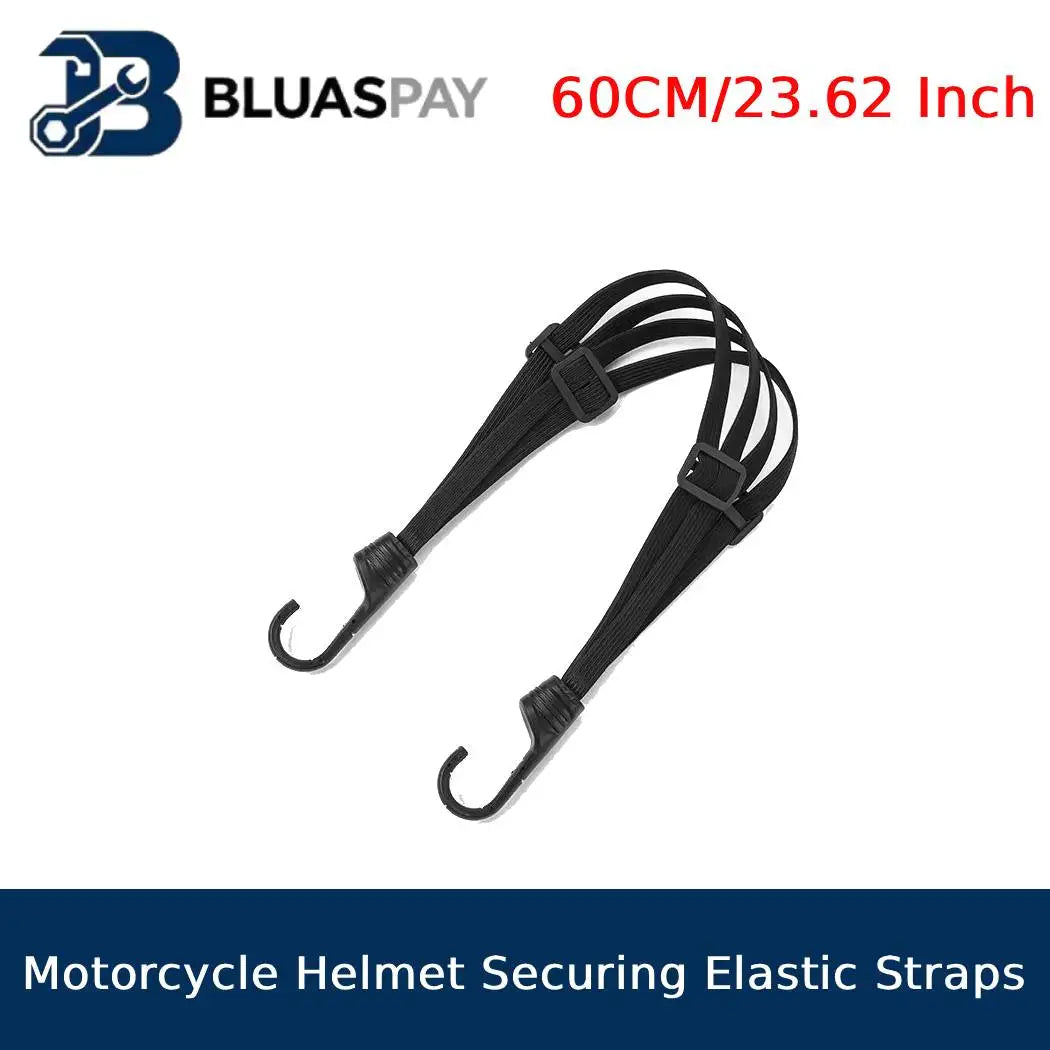 Bungee Straps – Adjustable Elastic Motorcycle Helmet & Luggage Strap