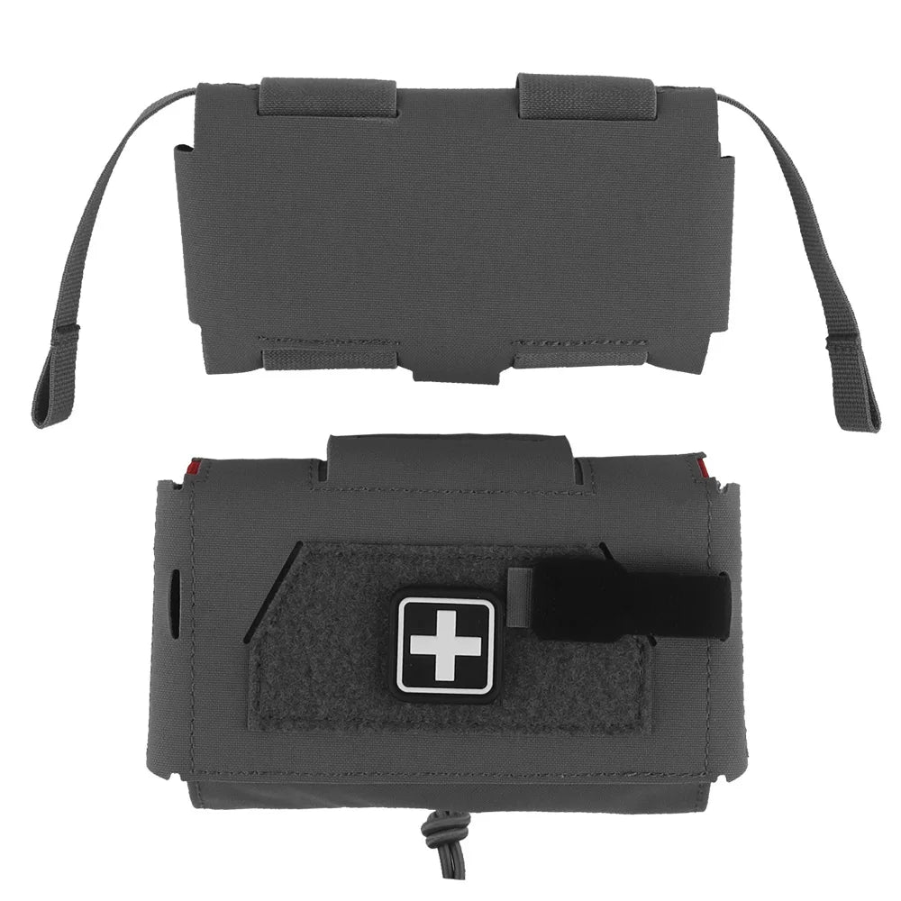 Tactical MD2 Compact Medical Pouch V3 IFAK MOLLE First Aid Trauma Kit for Hunting Camping Patrol Motorcycle Survival
