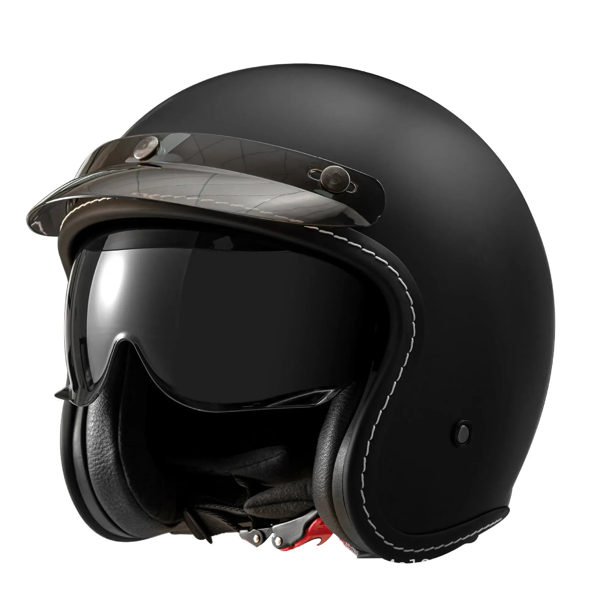 Open Face Helmets – Vintage 3/4 Motorcycle Helmet, Retro Half Face Design with Removable Lining