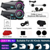 Motorcycle Bluetooth Headset – Wireless Helmet Intercom with Camera