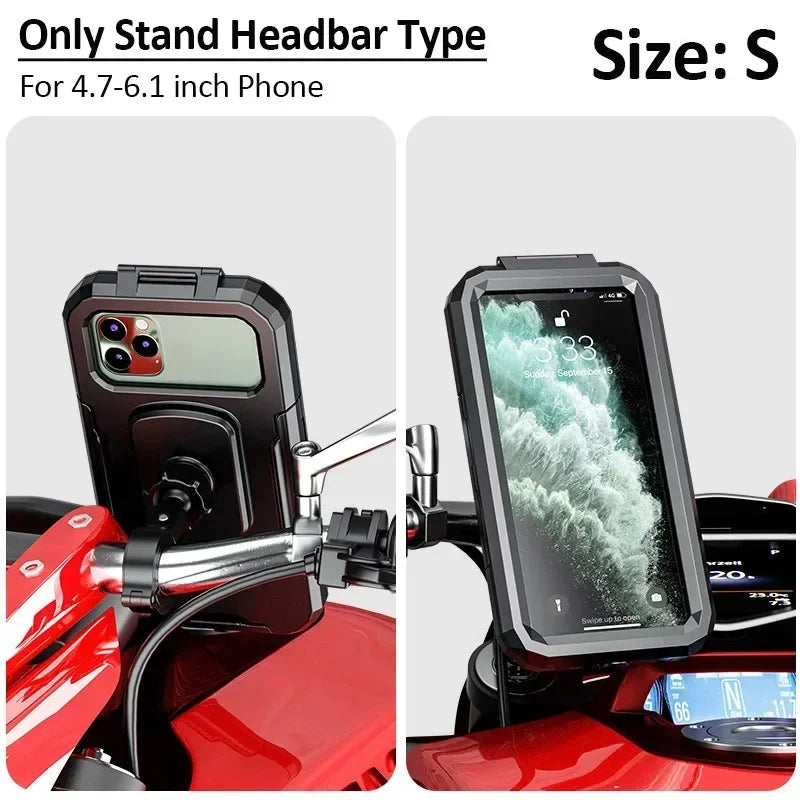 Motorcycle Wireless Charger Holder QC 3.0 Fast Charging Motorbike Phone Waterproof Cellphone Stand For iPhone 17 16 15 Samsung