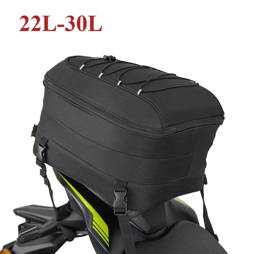 Motorcycle Backpack – KEMIMOTO Waterproof 7L–12L Expandable Riding Bag