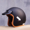 Open Face Helmets – Vintage 3/4 Motorcycle Helmet, Retro Half Face Design with Removable Lining