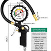 220 PSI Tire Pressure Gauge – Car, Truck & Motorcycle Tire Inflator with Flexible Hose