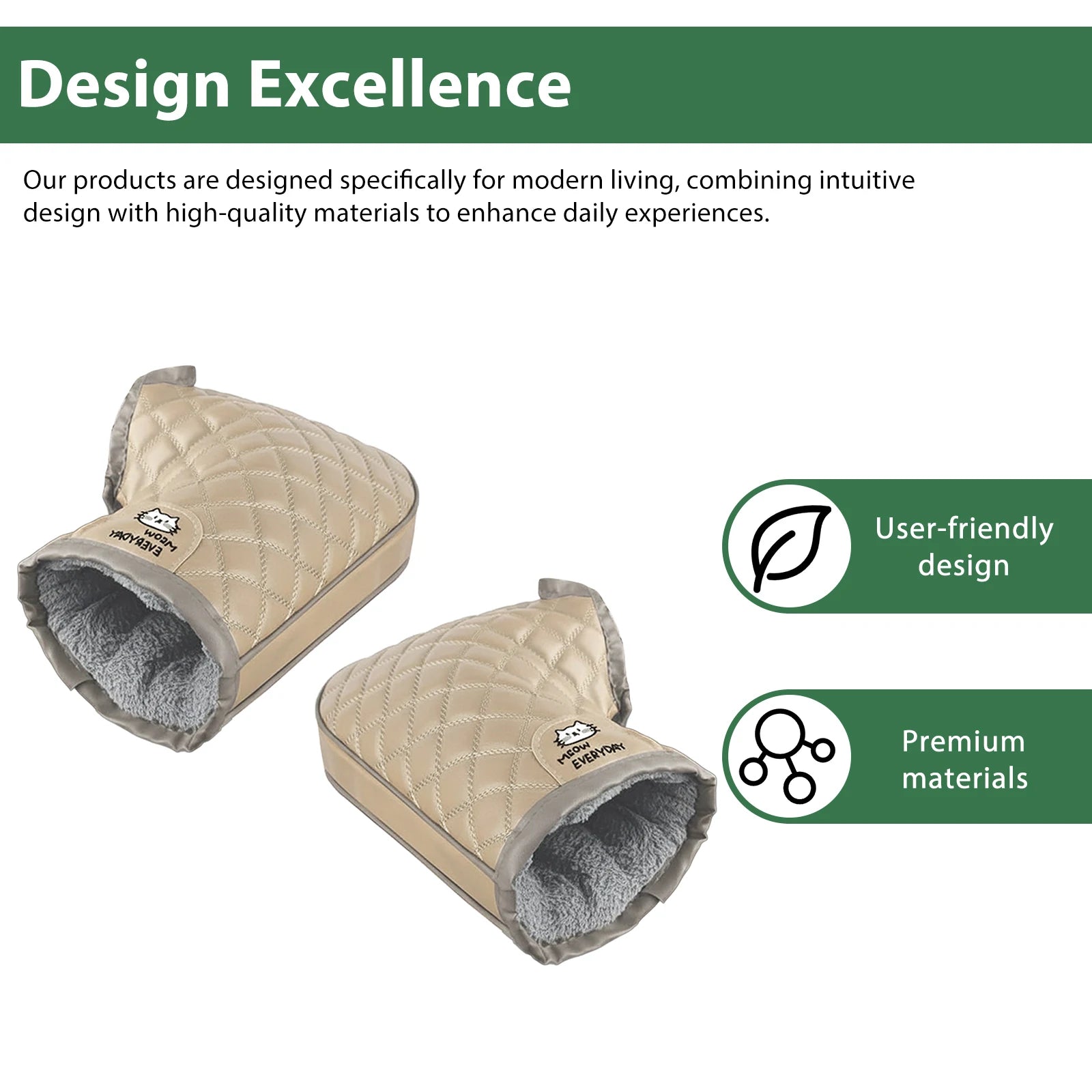 Fleece Handlebar Muffs – Windproof Warm