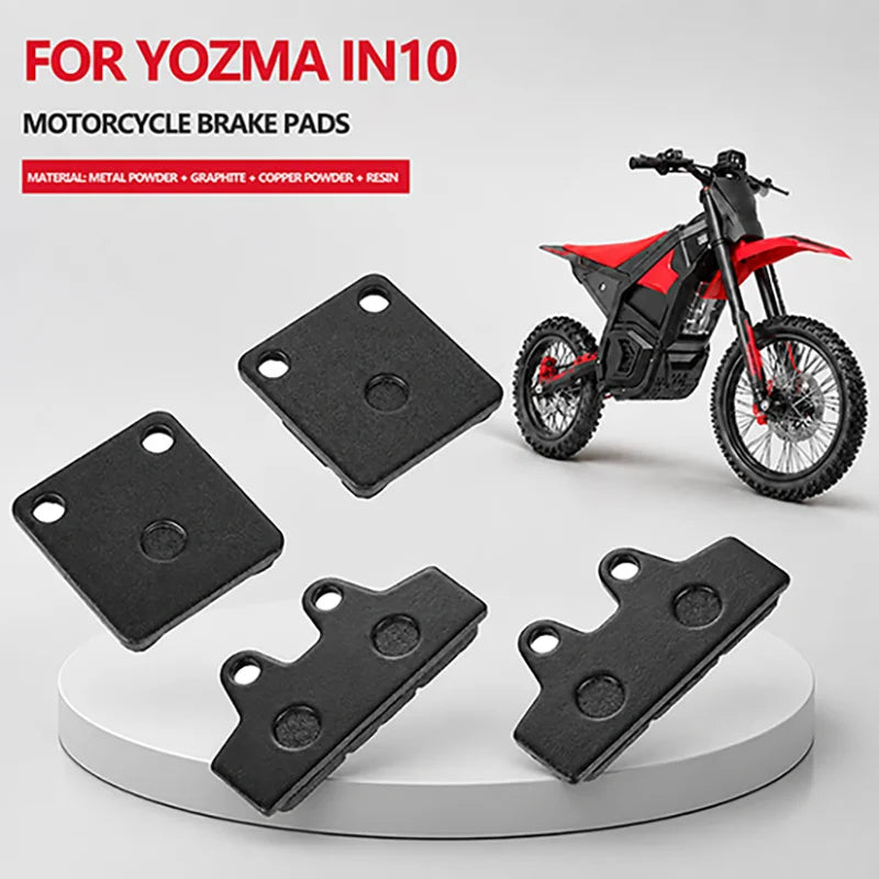 Copper Sintered Brake Pads for Yozma IN10 Electric Dirt Bike – Brake Pad Tools – Front / Rear – Metal Powder Graphite Copper Resin – $18