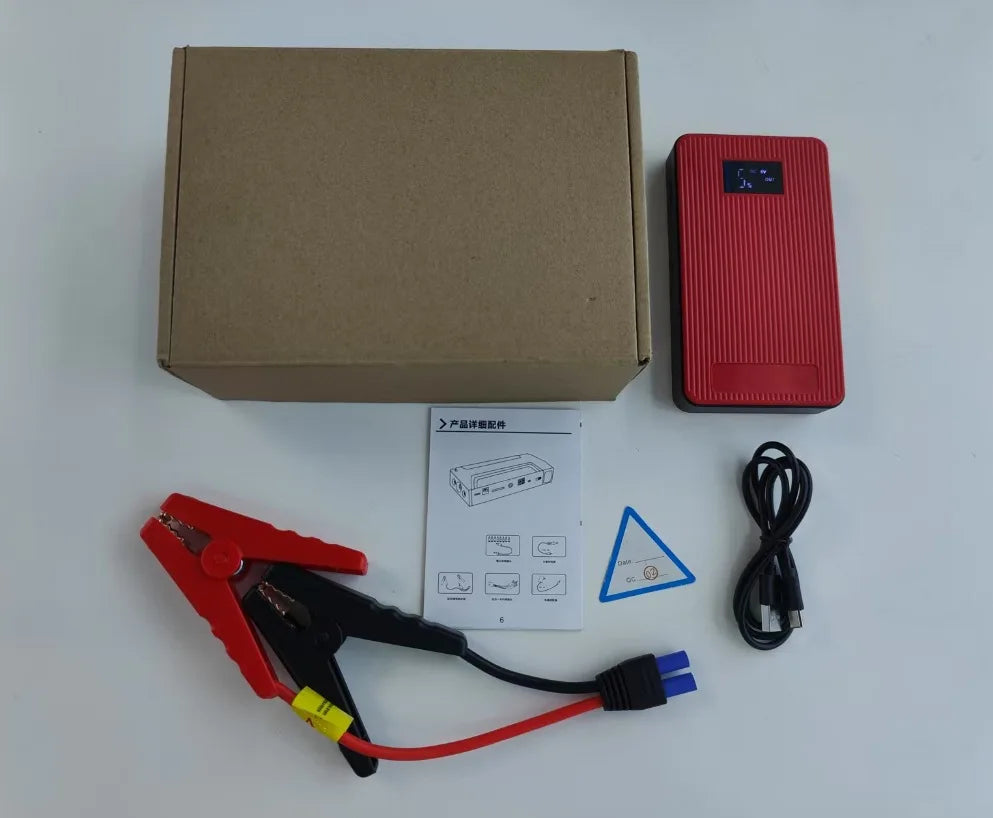 Minus Two 800A Car Jump Starter 12V – Emergency Battery Booster Power Bank with LED Light for Auto, Motorcycle & SUV (Petrol & Diesel)