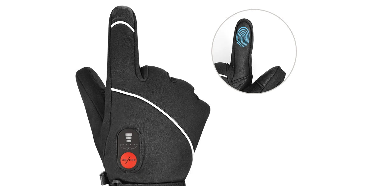 SAVIOR HEAT Rechargeable Heated Gloves for Men Waterproof Women  Thermal Gloves for Motorcycle Ski Cycling Electric Battery