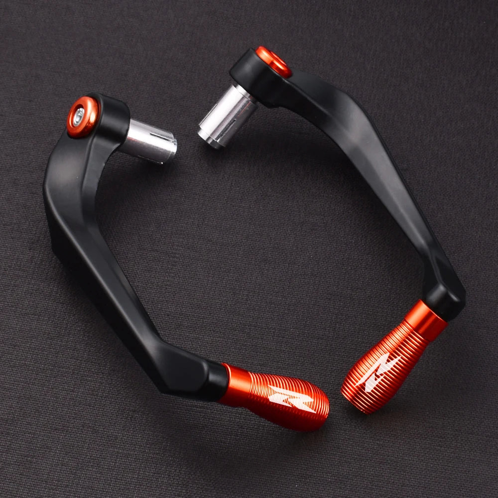 Suzuki GSXR 125/150/250/600/750/1000 / GSR 750/600/400 CNC Aluminum Brake & Clutch Lever Hand Guard Protector – R Logo – 7 Colors – 1 Pair – $20