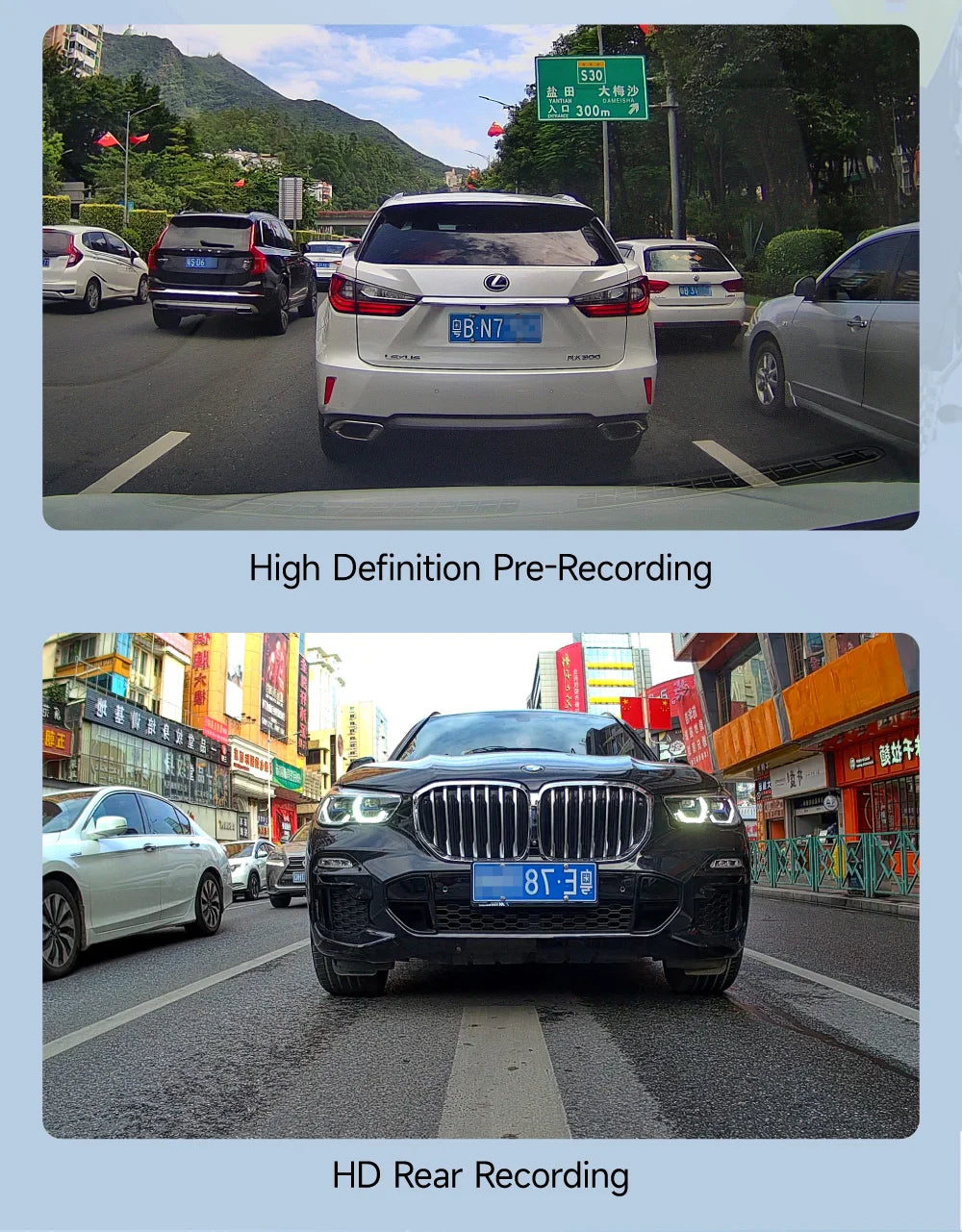 JIUYIN Dual Lens Motorcycle Dash Cam 720P/1080P Front & Rear Waterproof WiFi Night Vision Loop Recording Motorcycle Camera DVR Black Box G-Sensor