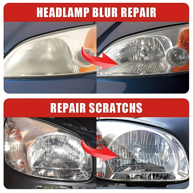 Car & Motorcycle Headlight Restoration Polish Paste – Headlamp Scratch Repair – Removes Yellowing Oxidation Haziness – 50g / 100g / 200g / 300g – From $5