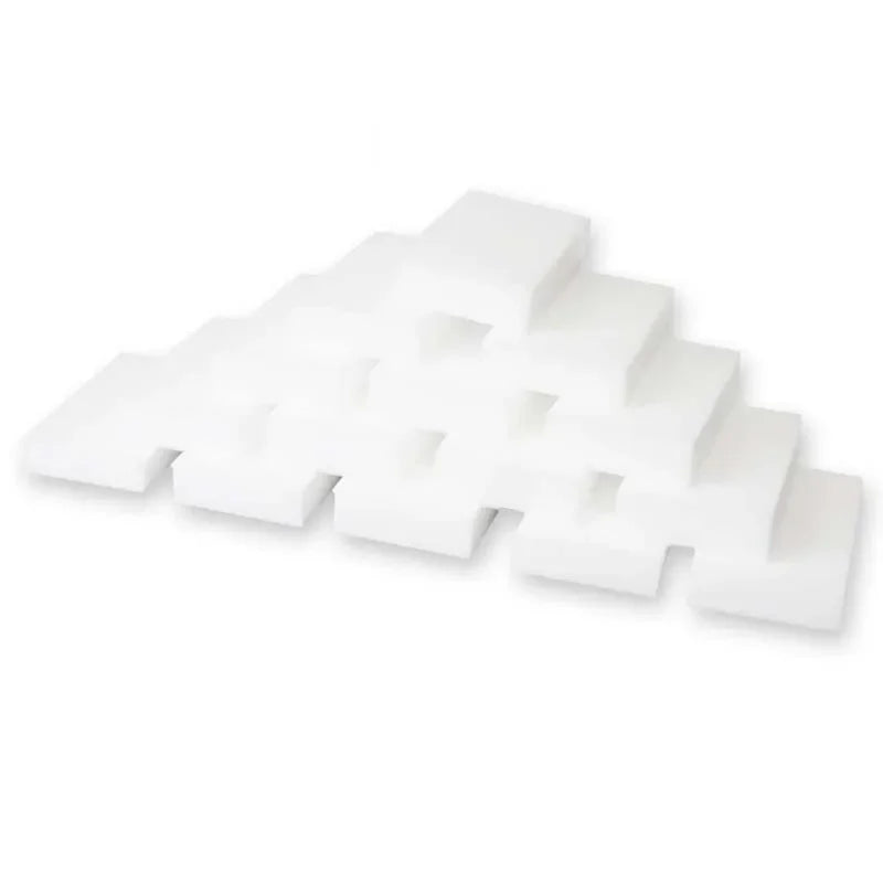 High Density Nano Melamine Magic Eraser Sponge – 5 to 100 Pcs – Motorcycle & Car Cleaning Care Tool – 10×6×2cm / 10×7×3cm – $14
