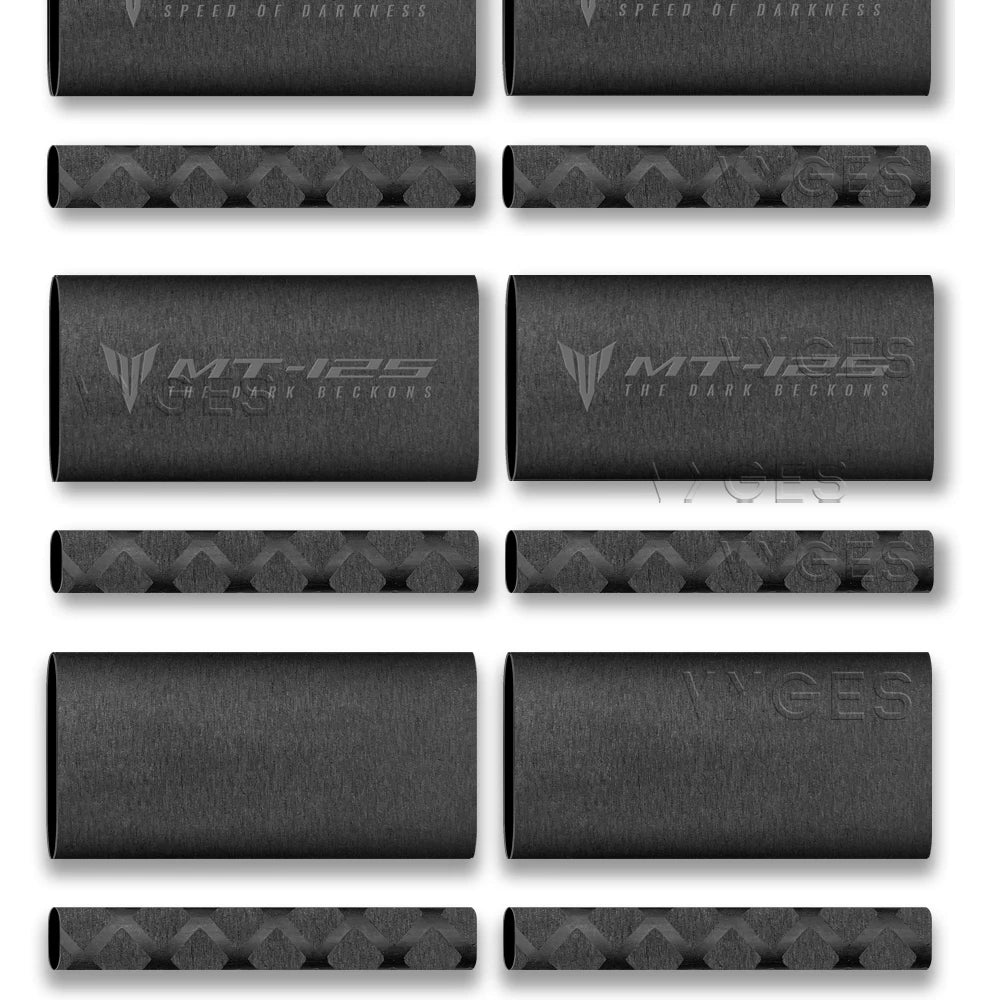 Yamaha MT-03 / MT-07 / MT-09 / MT-10 / MT-125 Heat Shrinkable Handlebar Grip Cover – Brake & Clutch Lever Sleeve – 6 Variants – $16