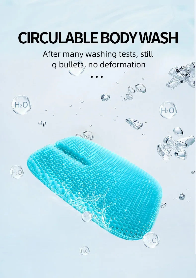 Gel Seat Cushion – Honeycomb Silicone Pad for Long Sitting Comfort