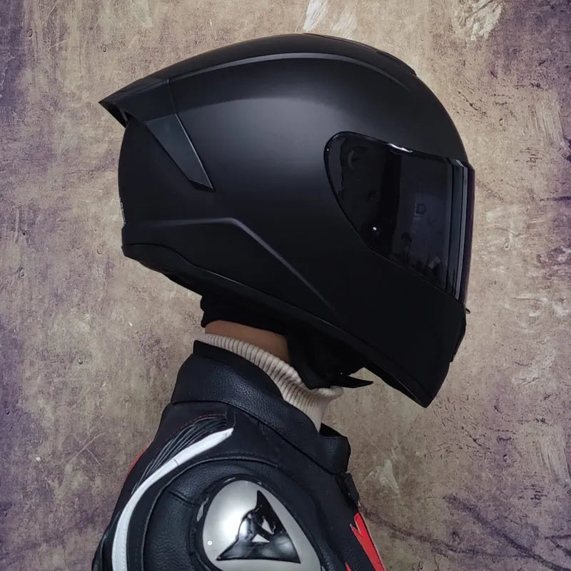 Winter Warm Full Face Helmet with Double Visor