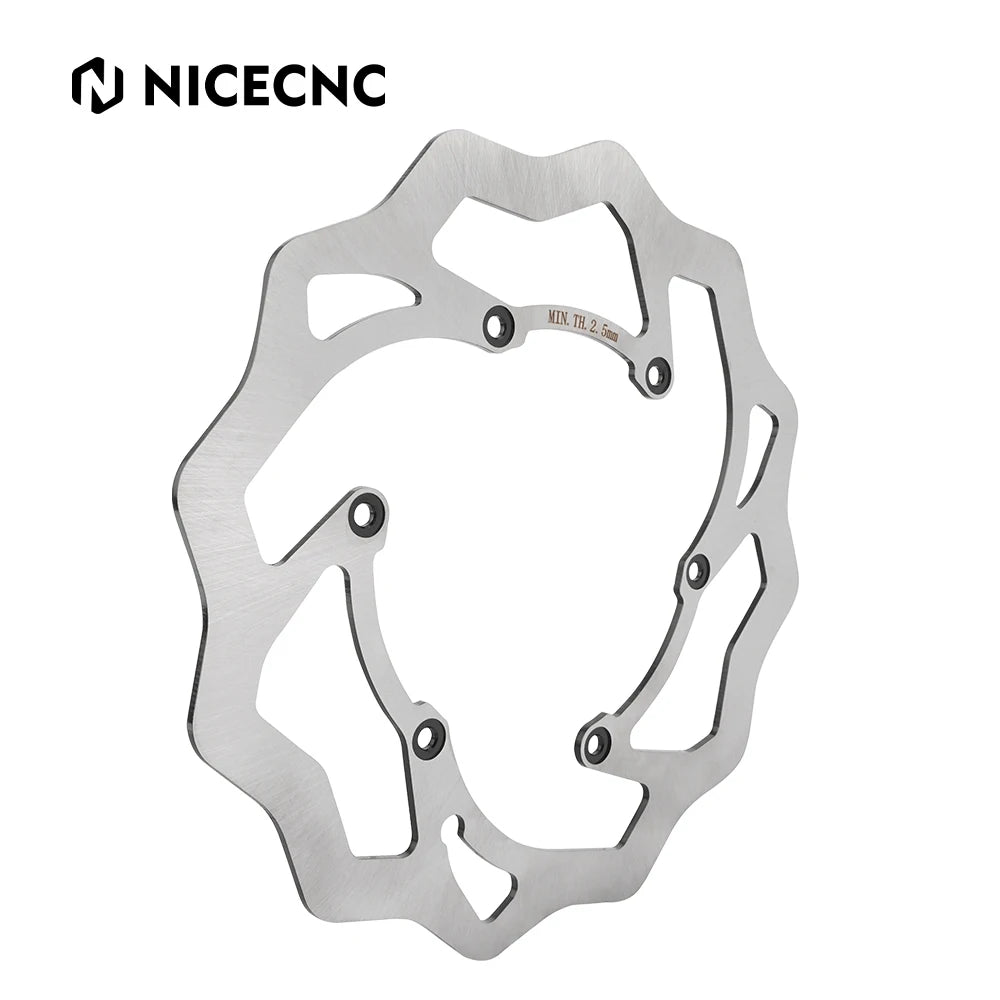 Stainless Steel Front and Rear Brake Disc Rotors for Beta RR XTrainer 125 250 300 350 450 480 498 2013–2024 – Brake Disc Tools – Front 260mm / Rear 240mm – HRC 36 – from $66
