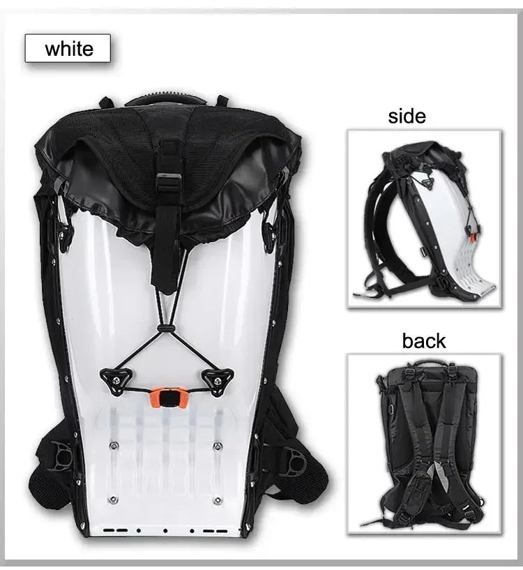 Motorcycle Backpack – 25L Hard Shell Waterproof Racing Backpack
