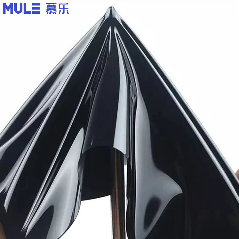 Piano Black Glossy PVC Vinyl Wrap Film – Scratch Resistant Bubble-Free Self-Adhesive – Car Motorcycle Laptop – 10–50cm Wide – $8–48