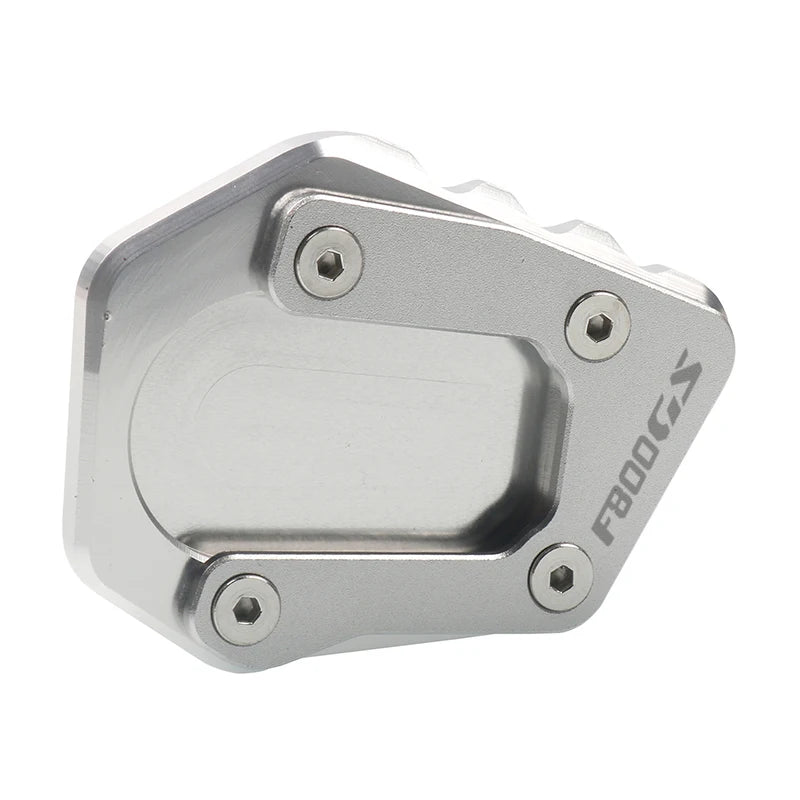 For BMW F800GS F 800GS F800 GS 2024 2025 Motorcycle CNC Kickstand Foot Side Stand Extension Pad Support Plate – YOLENSE CNC Aluminum F800GS Logo No Logo Black Silver Gray Titanium