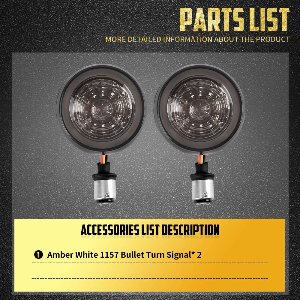 LED Turn Signal Bulbs – 1157 LED Indicator Light for Harley-Davidson
