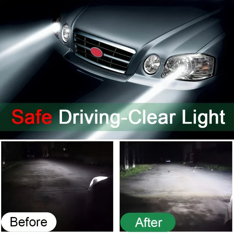 Car & Motorcycle Headlight Restoration Polish Paste – Removes Yellowing Oxidation Scratches – Restores Clarity & Night Visibility – 50g / 100g / 200g / 300g – $25