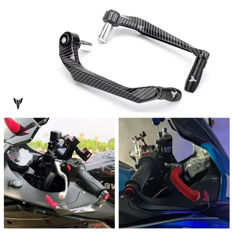 Yamaha MT-01 / MT-03 / MT-07 / MT-09 / MT-10 Brake & Clutch Lever Protector – CNC Aluminum – 22mm Handlebar – 7 Colors – $28