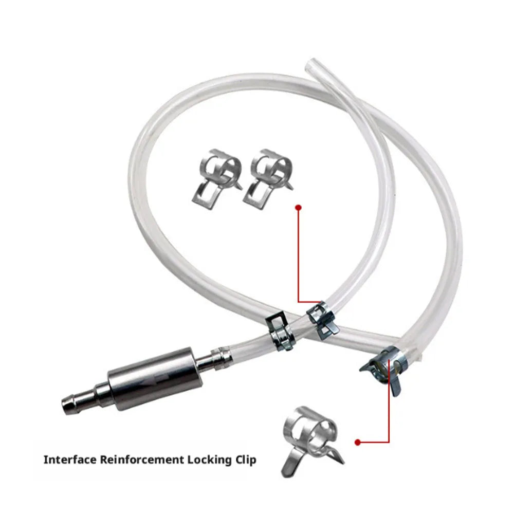 Brake Fluid Bleeder Hose with One-Way Non-Return Check Valve – Brake Bleeding Tools for Auto Car Motorcycle Brake & Clutch Bleeder Hose Pipe Kit – $10