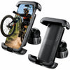 ZEKA Universal Motorcycle Phone Mount – One-Hand Shockproof Handlebar GPS Holder for Bikes, Scooters & E-Bikes