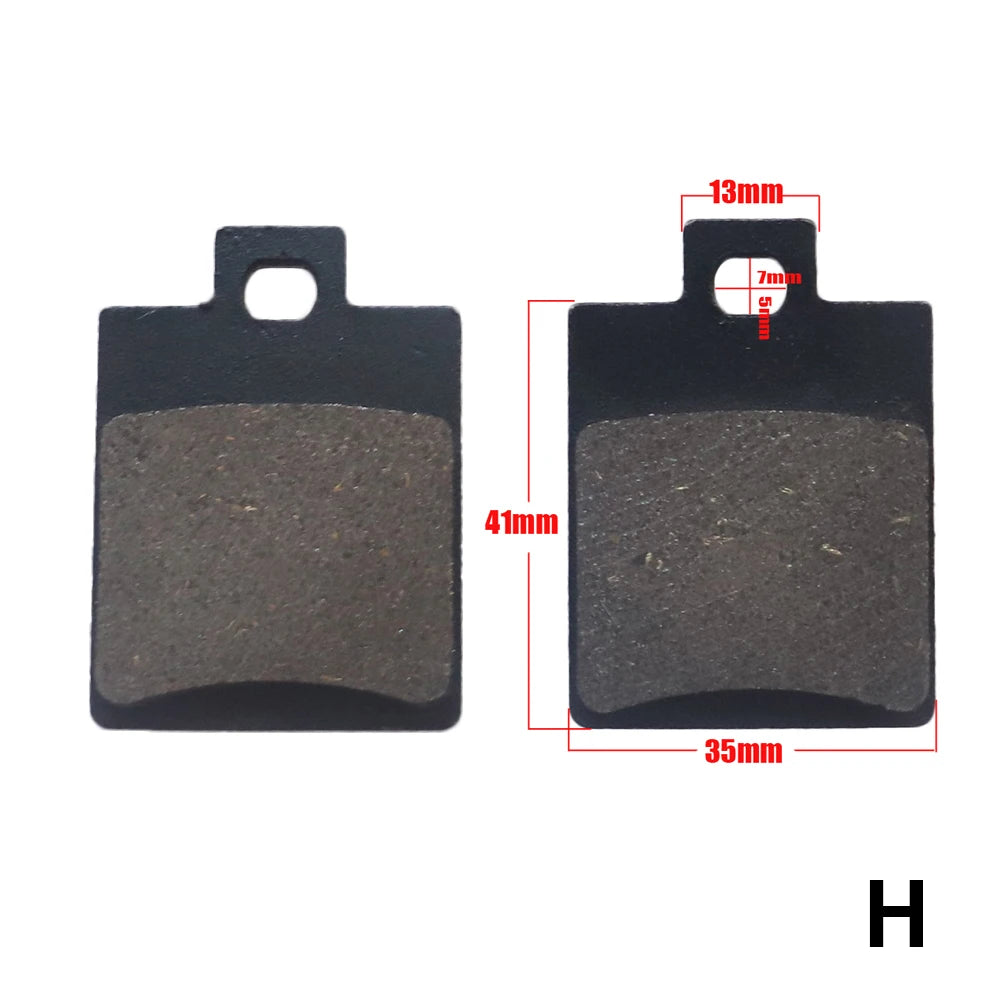 Motorcycle Brake Pads 50cc–250cc – Brake Pad Tools – ATV Quad Go Kart Chinese Dirt Pit Bike Scooter Hydraulic Front / Rear – Metal – 1 Pair – $15