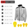 Warm Armored Hoodie with CE Certified Protection