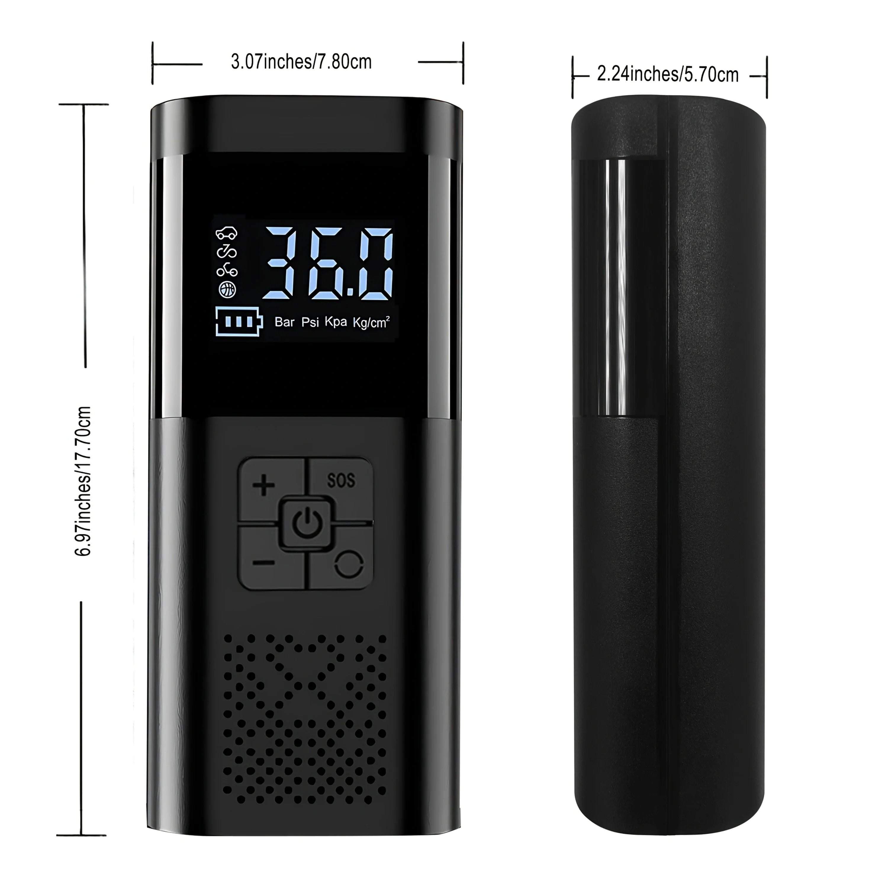Portable Air Compressor – 150 PSI Cordless Tire Inflator