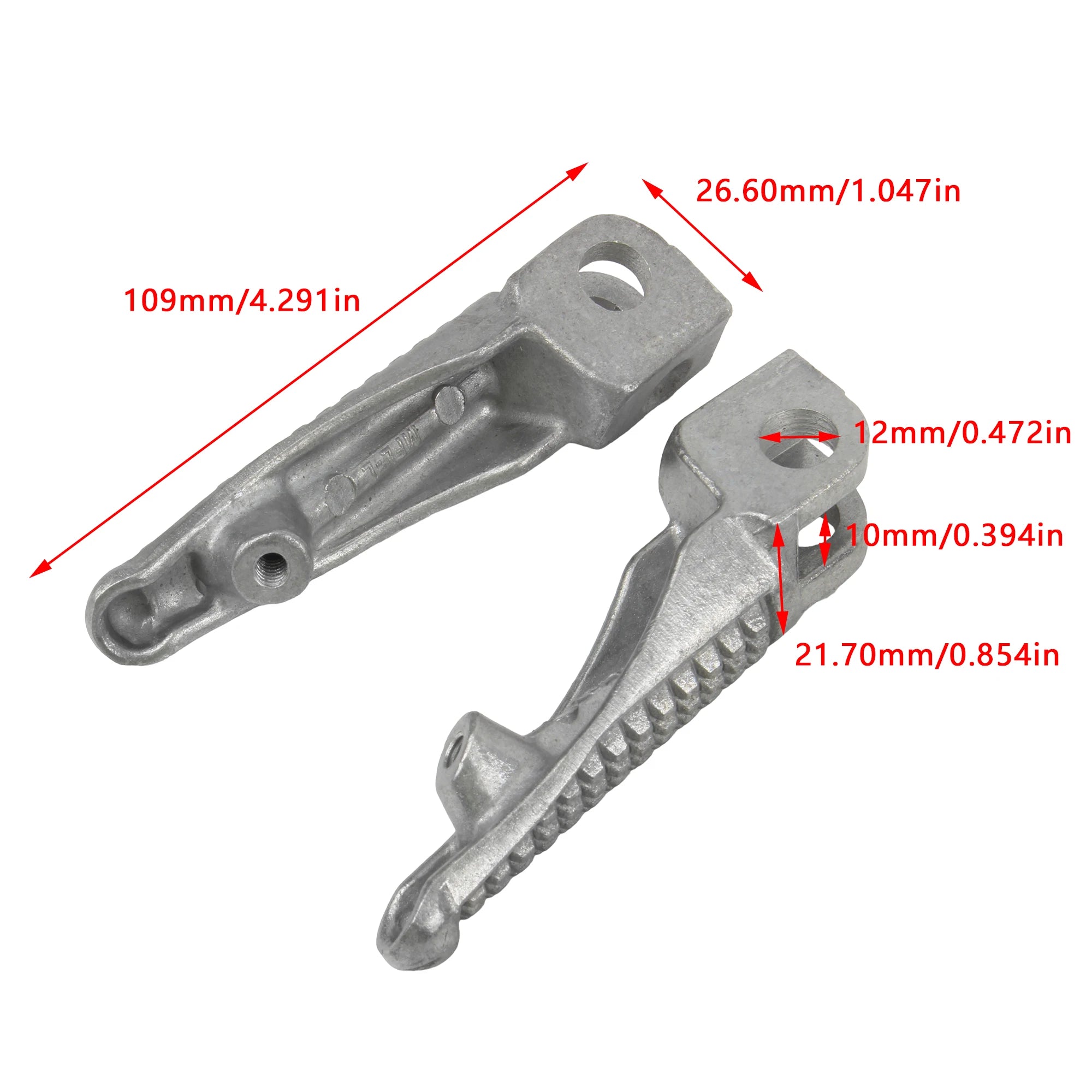 Kawasaki Front & Rear Foot Pegs – ZX-6R / ZX-9R / ZX-10R / Z750 / Z1000 / Ninja 250R / ER-6N / ER-6F / GTR1400 / ZZR1400 – Black or Silver – $20