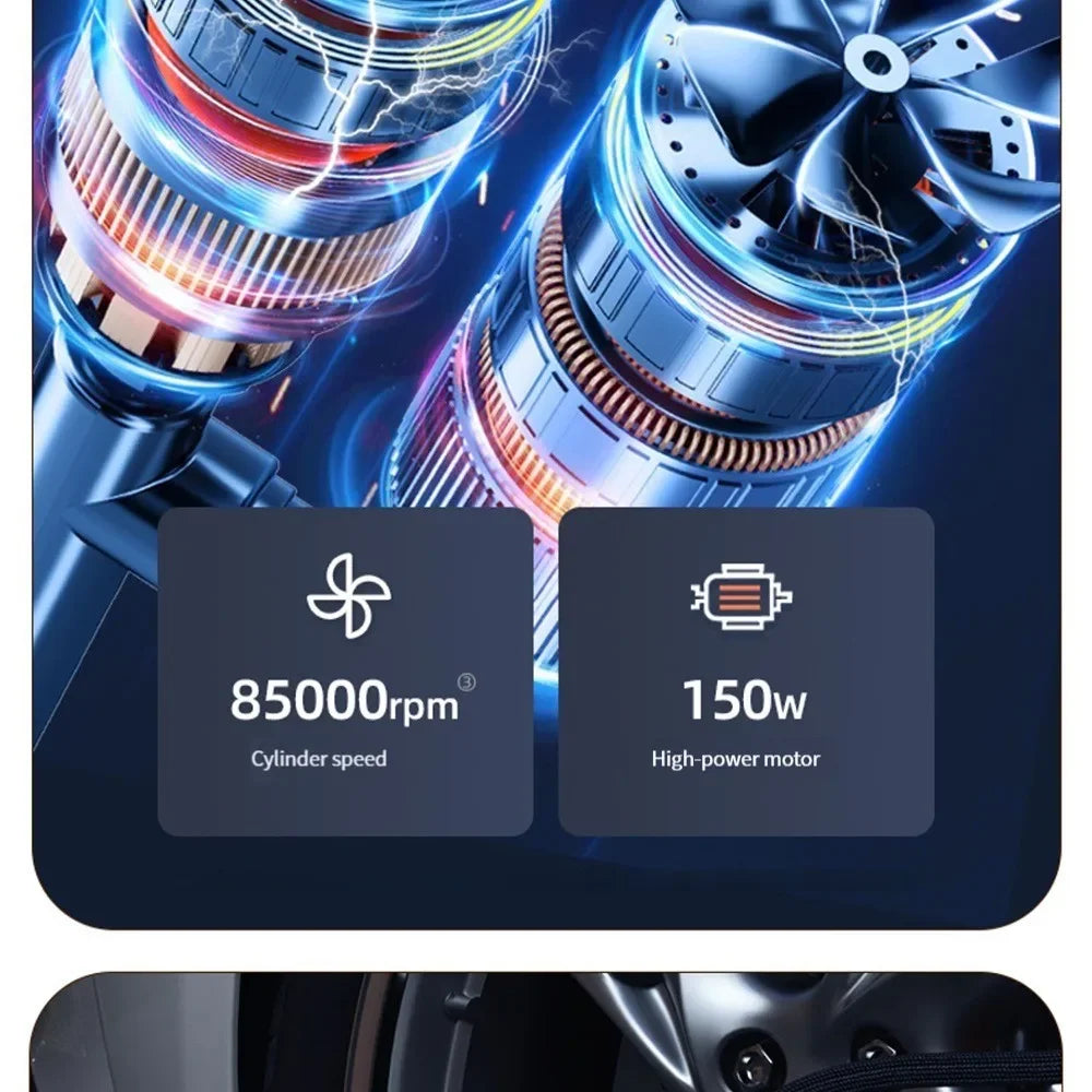 Portable Air Compressor – 12V Electric Tire Inflator