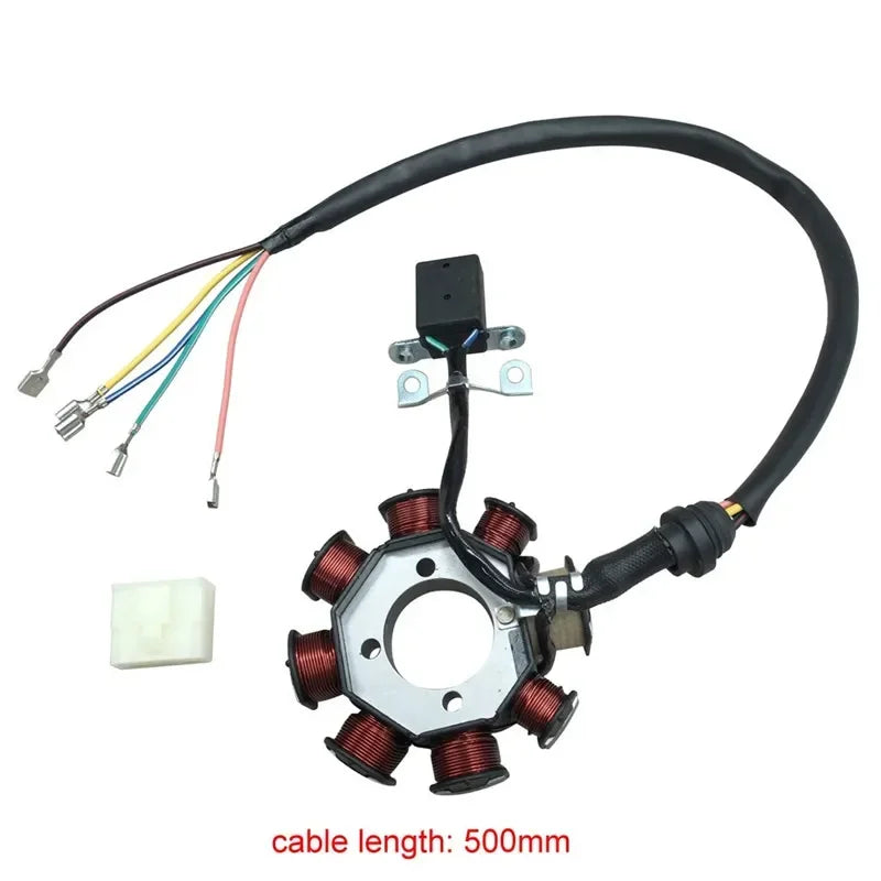 TDPRO Stator Ignition Magneto Plate 8 Coil 3 Hole for 125cc 150cc 250CC Zongshen CG Dirt Bike Quad ATV Go Kart Taotao Sunl