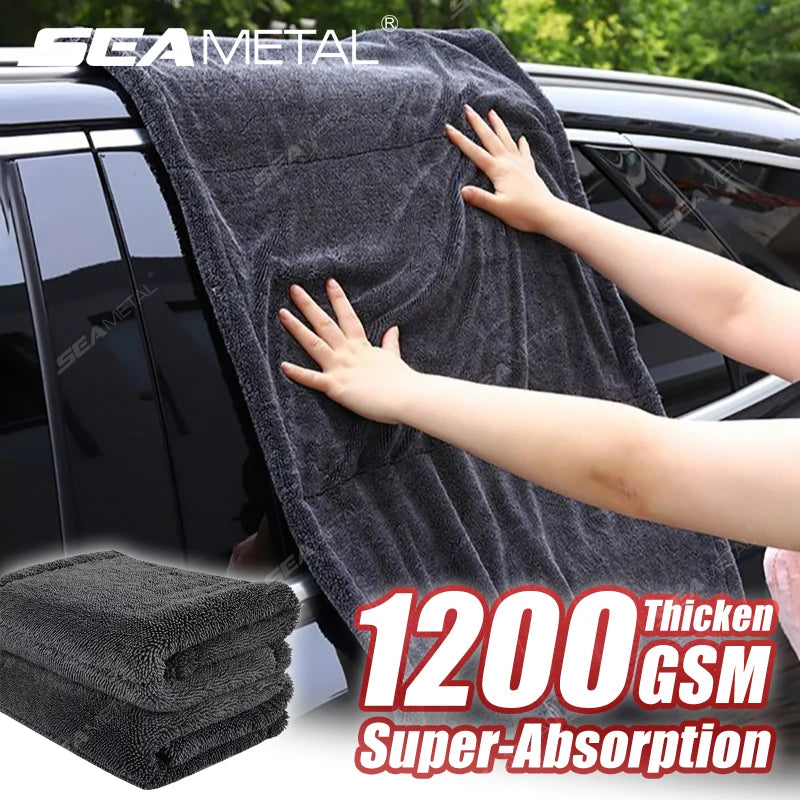 SEAMETAL 1200GSM Heavy-Duty Microfiber - Gray, 40x60cm
