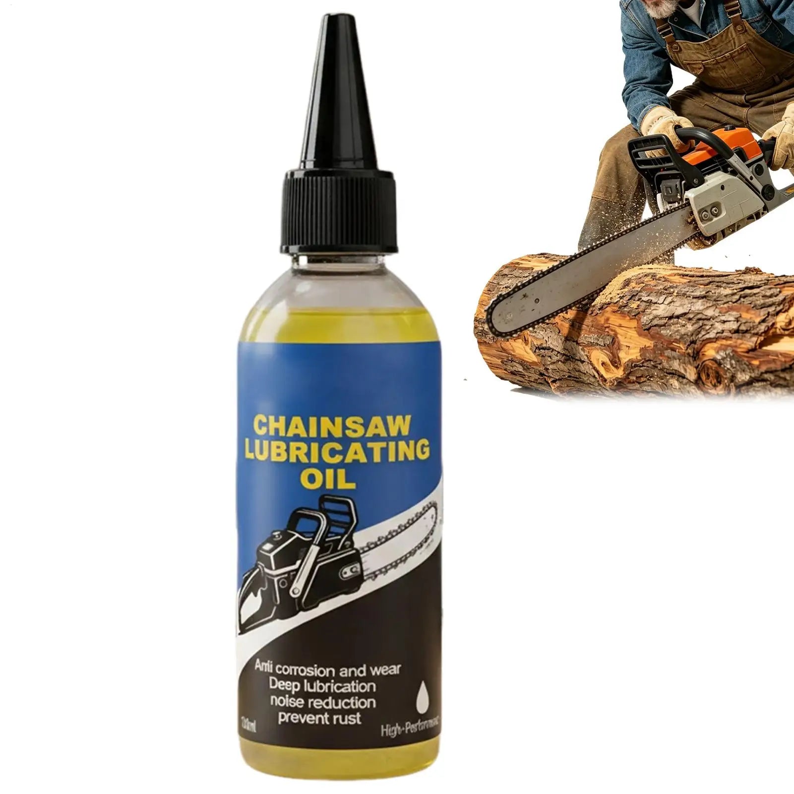 Chainsaw Lubricating Oil 100ml – Anti-Rust Deep Penetrating Chain Lube for Motorcycle Bicycle Chainsaw Hedge Trimmer – $12