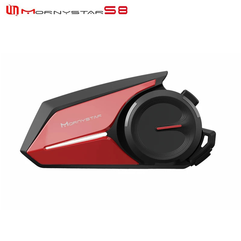 Mornystar S8 Motorcycle Bluetooth Intercom – 6-Rider Music Sharing