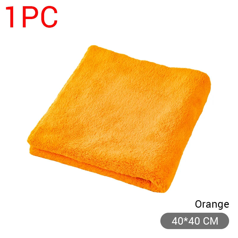 Microfiber Cleaning Cloth 1/3/6/9PCS, 40x40CM Extra Soft Wash & Drying Towels for Bike