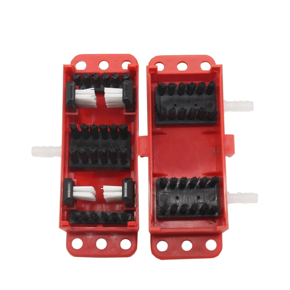 Universal Motorcycle Chain Cleaning Machine Kit Brush Gear Cleaner Tool For Motorbike Chains Lube Device Lubricating Accessory