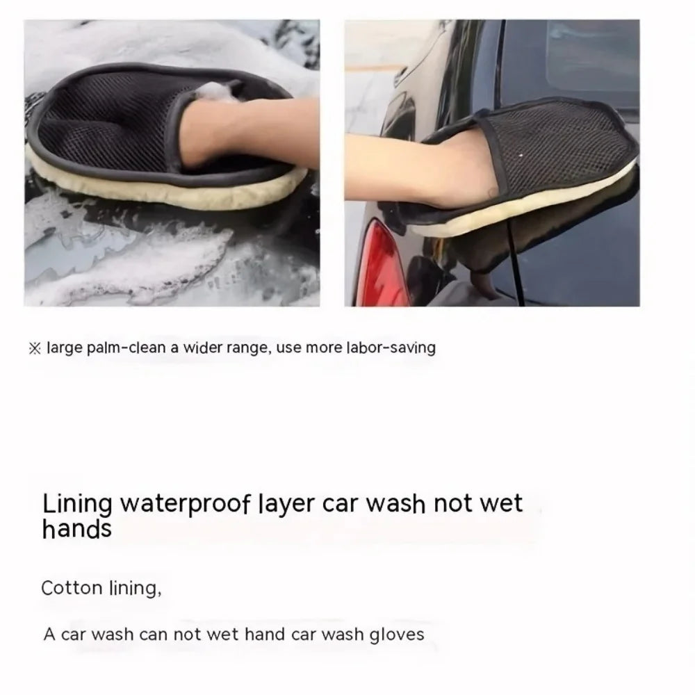 Car Cleaning Washing Gloves